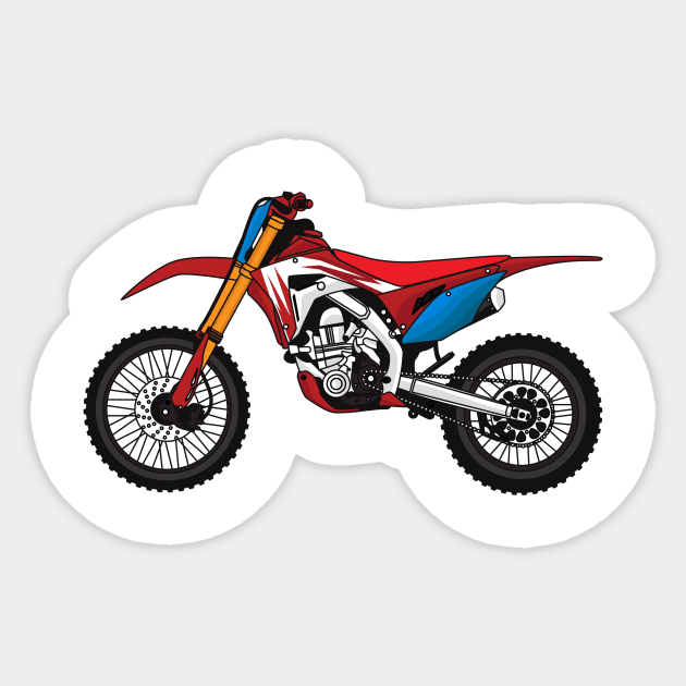 Red bike cheap stickers